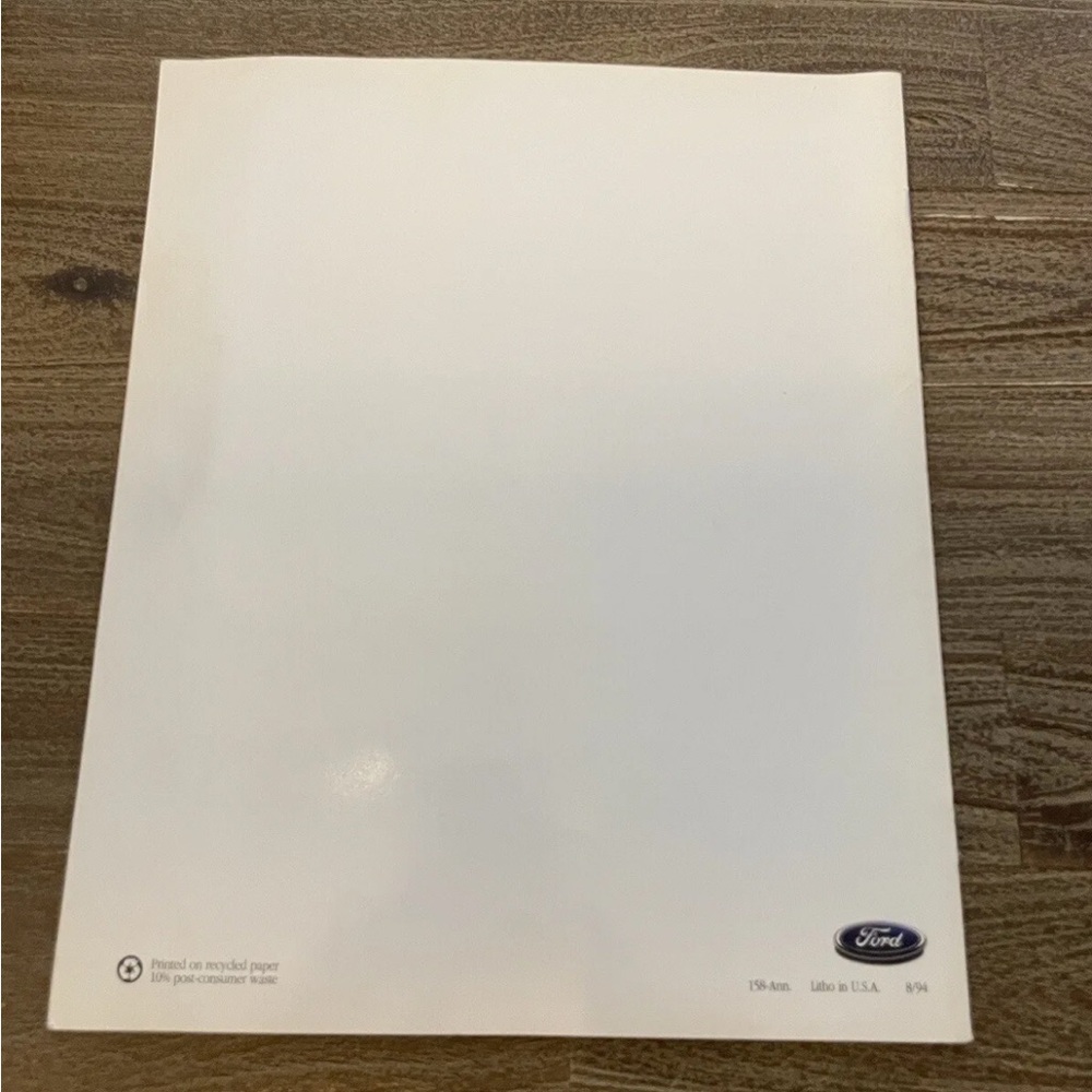 1995 FORD PROBE DEALER SHOWROOM SALES BROCHURE CATALOG GUIDE BOOKLET - Picture 6 of 8